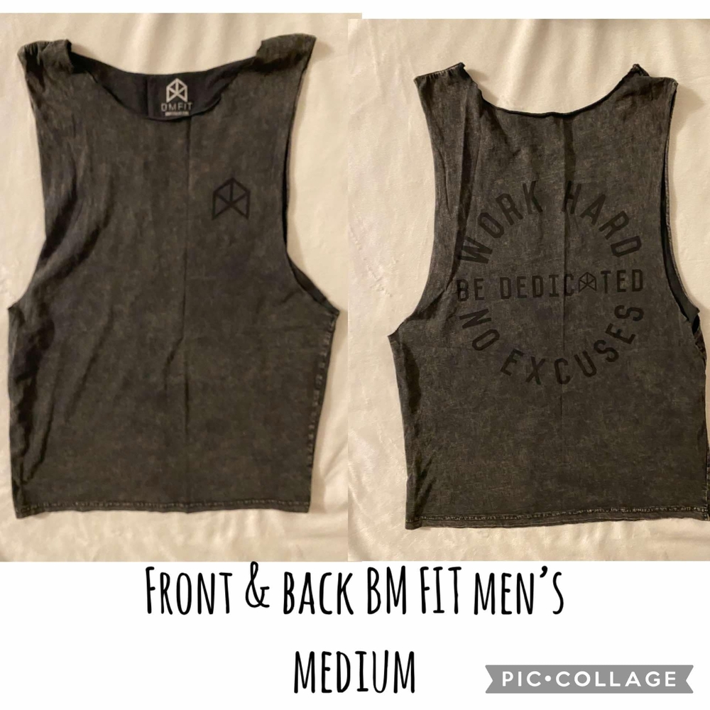 Men's Gray Sleeveless Shirt